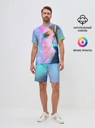 Мужской костюм с шортами / Саша Грей. Абстракция