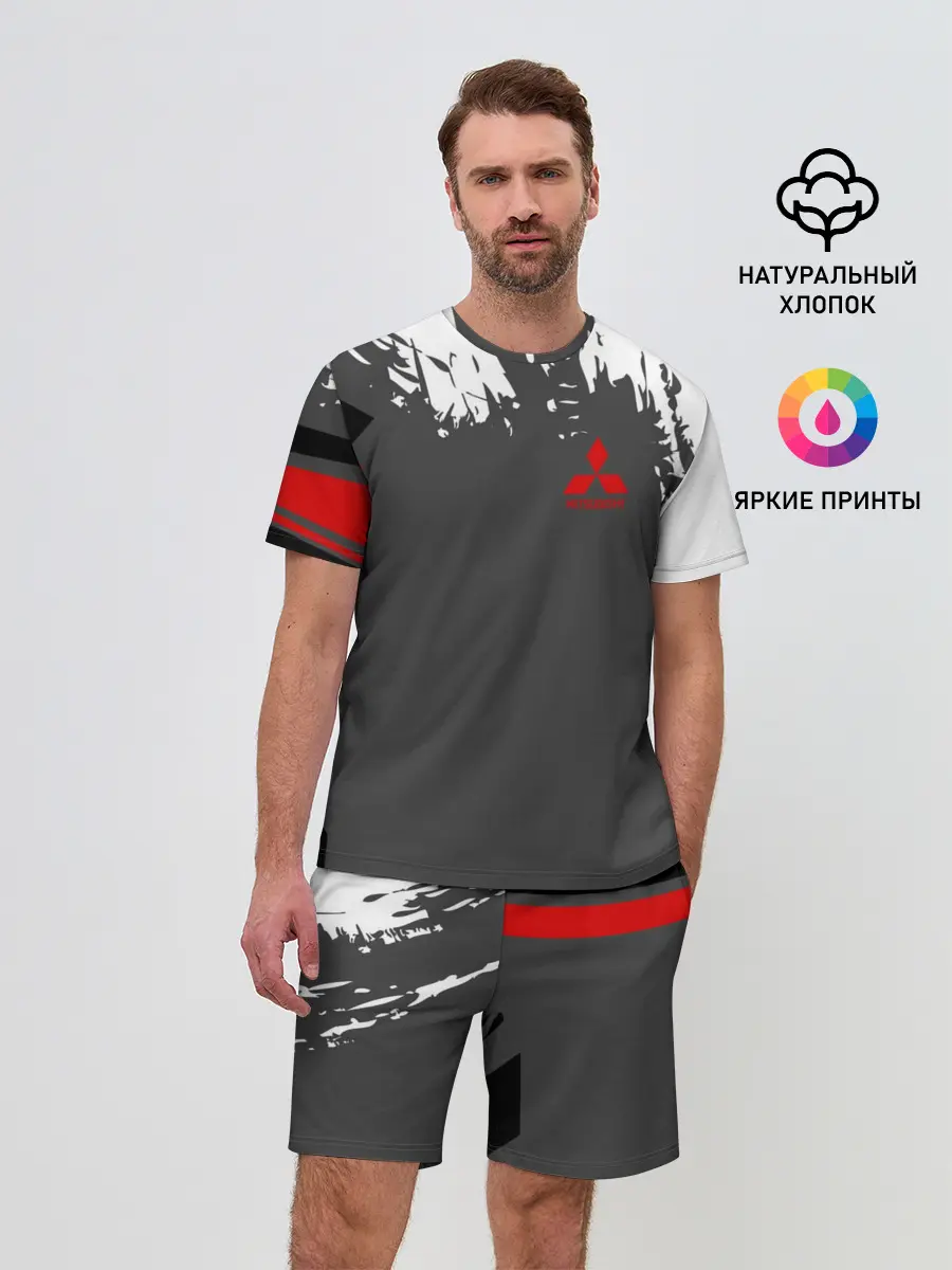 Мужской костюм с шортами / MITSUBISHI SPORT