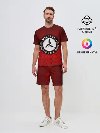Мужской костюм с шортами / Mercedes MOTORs