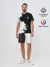 Мужской костюм с шортами / Juventus uniform black 2018