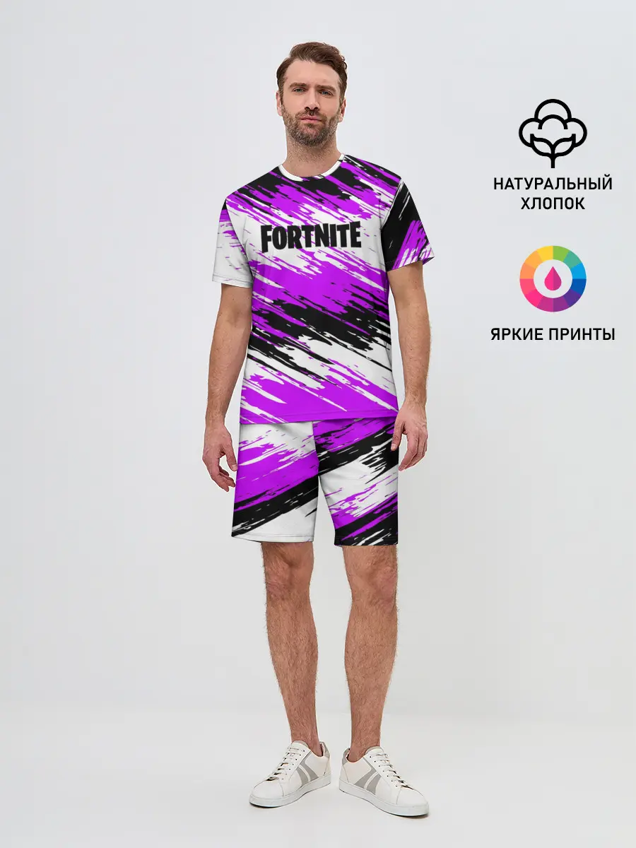 Мужской костюм с шортами / Fortnite