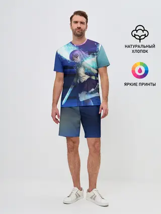 Мужской костюм с шортами / Крылья