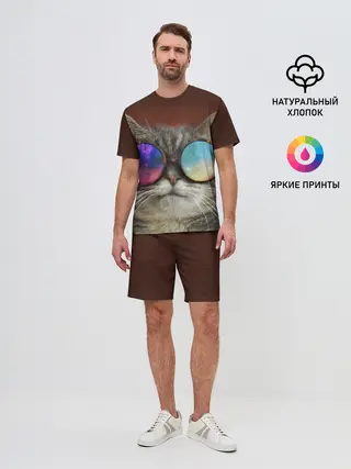 Мужской костюм с шортами / котейки