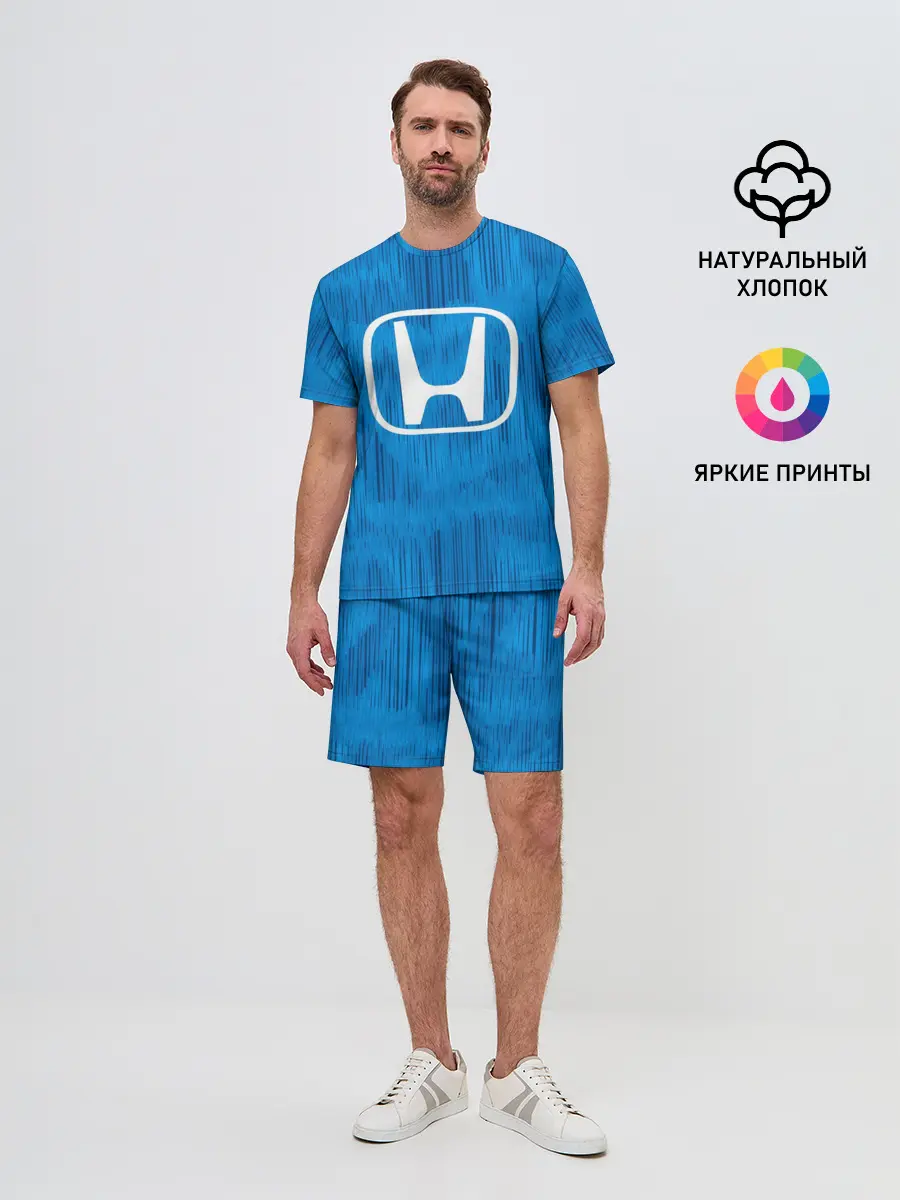 Мужской костюм с шортами / Honda sport color