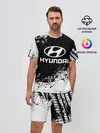 Мужской костюм с шортами / Hyundai abstract sport