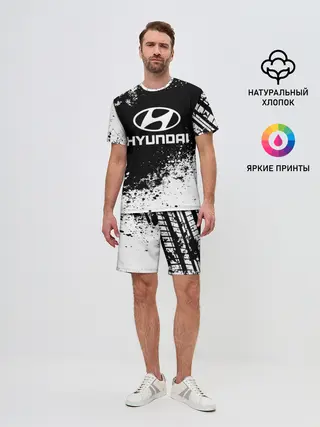 Мужской костюм с шортами / Hyundai abstract sport