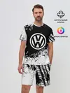 Мужской костюм с шортами / Volkswagen abstract sport