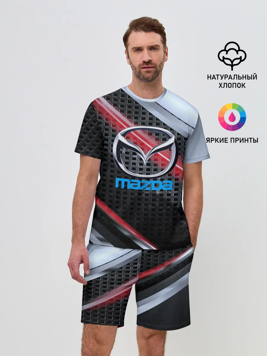 Мужской костюм с шортами / MAZDA high speed collection