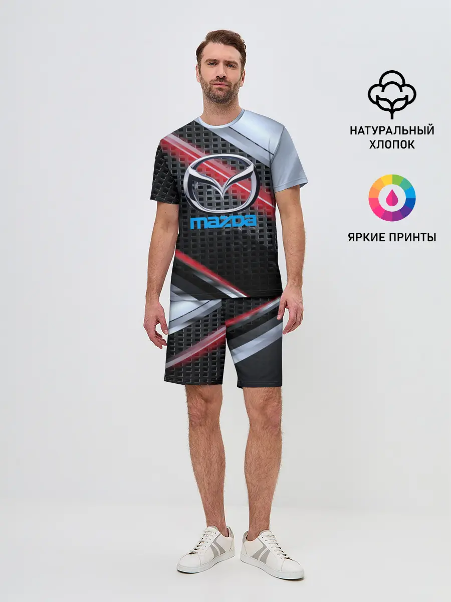 Мужской костюм с шортами / MAZDA high speed collection