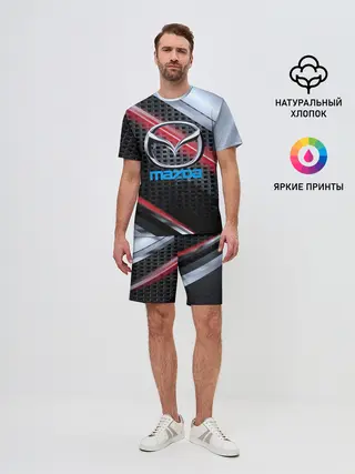 Мужской костюм с шортами / MAZDA high speed collection