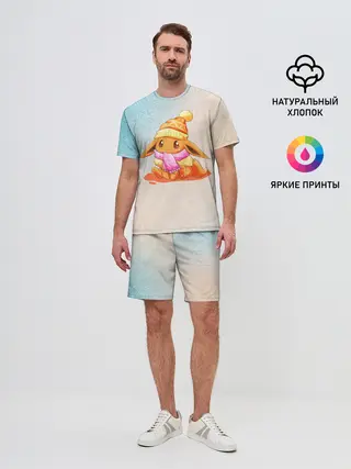 Мужской костюм с шортами / Покемон Иви