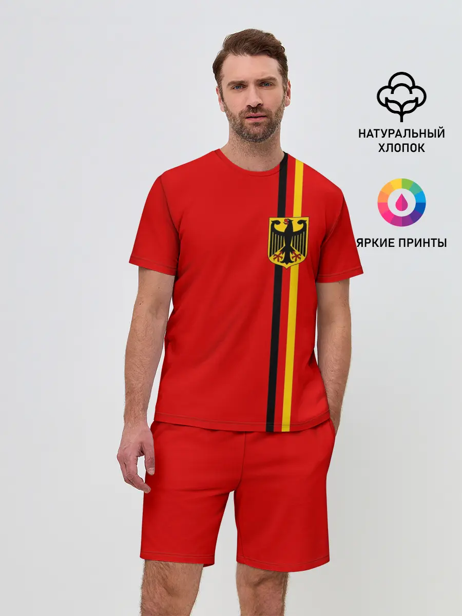 Мужской костюм с шортами / Германия, лента с гербом