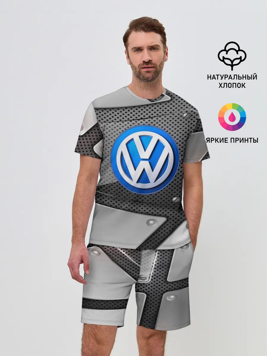 Мужской костюм с шортами / Volkswagen metalic 2018