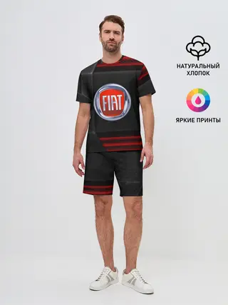 Мужской костюм с шортами / FIAT auto sport