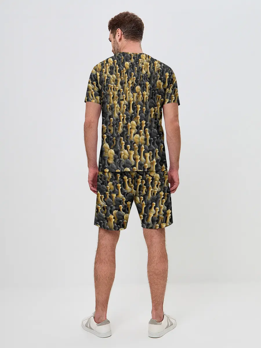 Мужской костюм с шортами / Шахматы