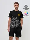 Мужской костюм с шортами / Герб России