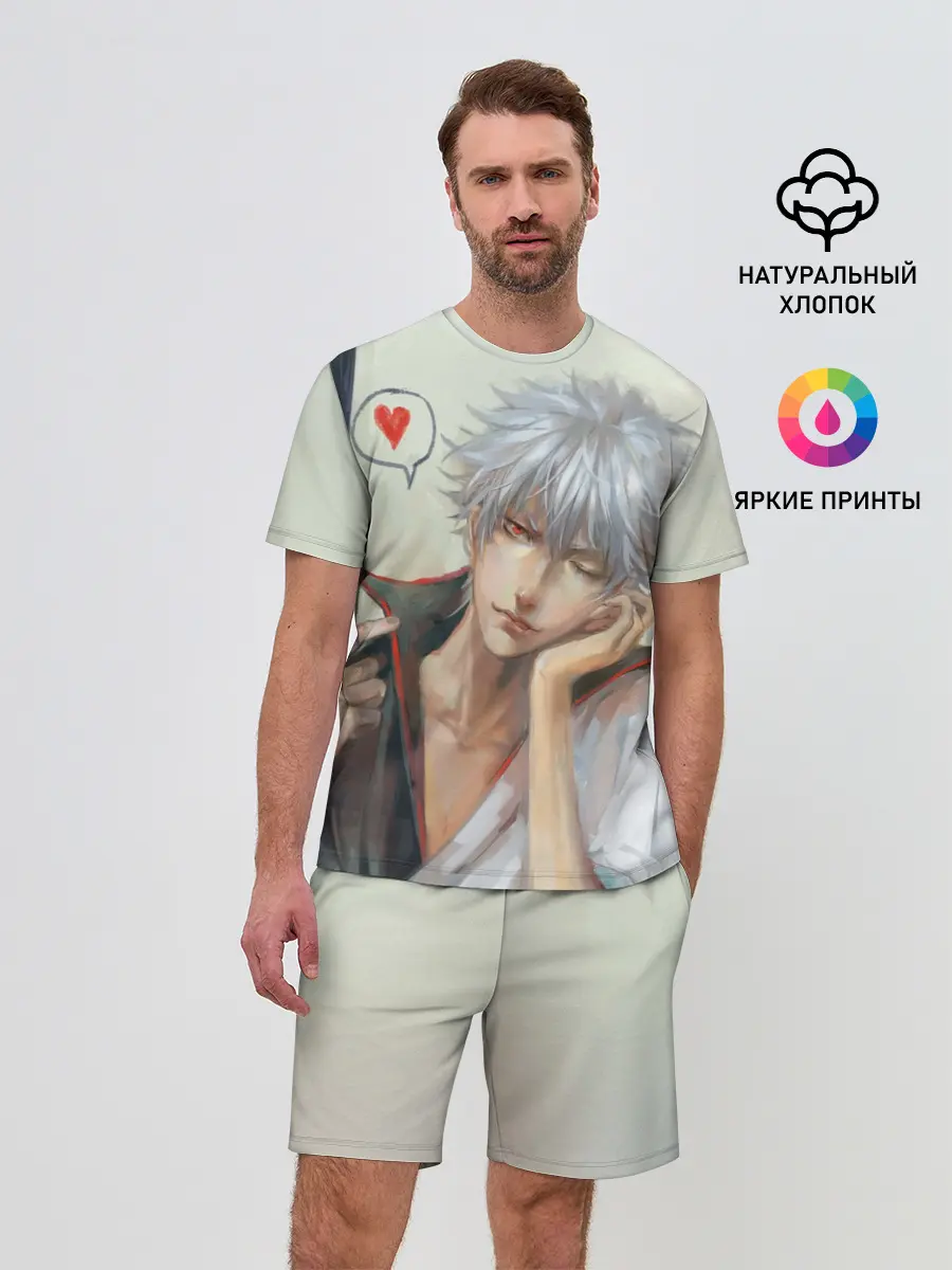 Мужской костюм с шортами / Sakata Gintoki