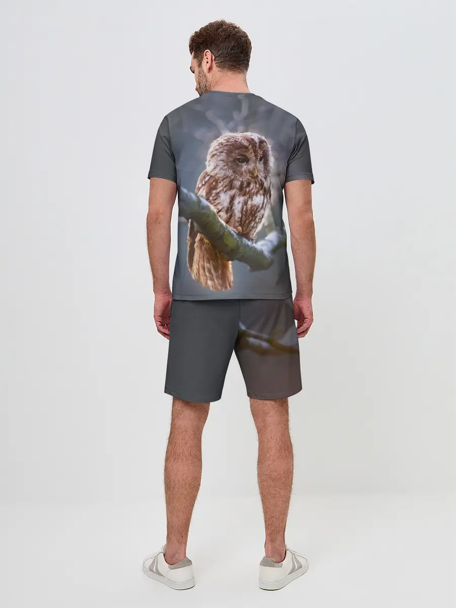 Мужской костюм с шортами / Сова