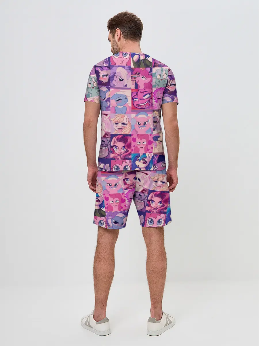 Мужской костюм с шортами / My Little Pony Ahegao