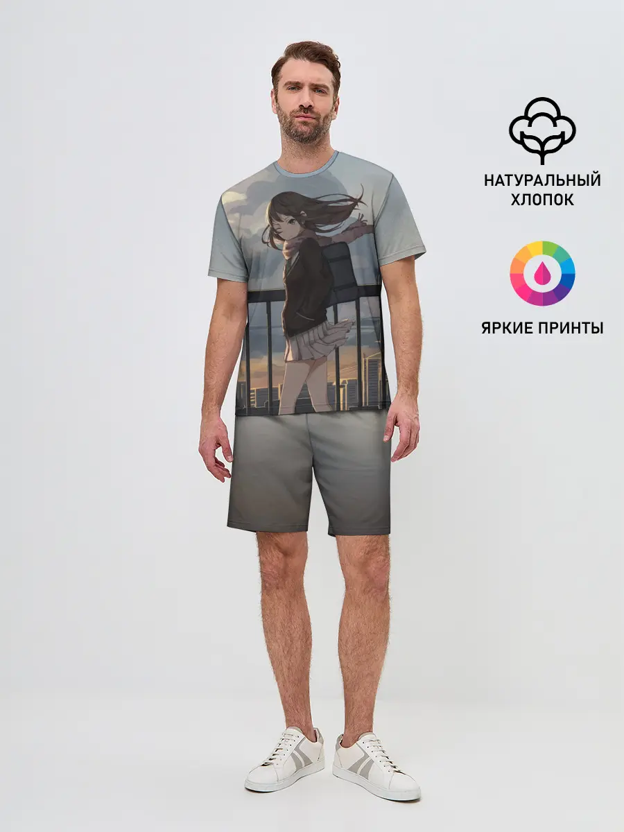 Мужской костюм с шортами / IDOLMASTER. Rin Shibuya