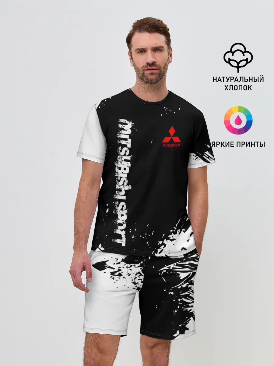 Мужской костюм с шортами / MITSUBISHI SPORT