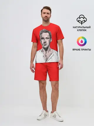 Мужской костюм с шортами / Райан Гослинг_3