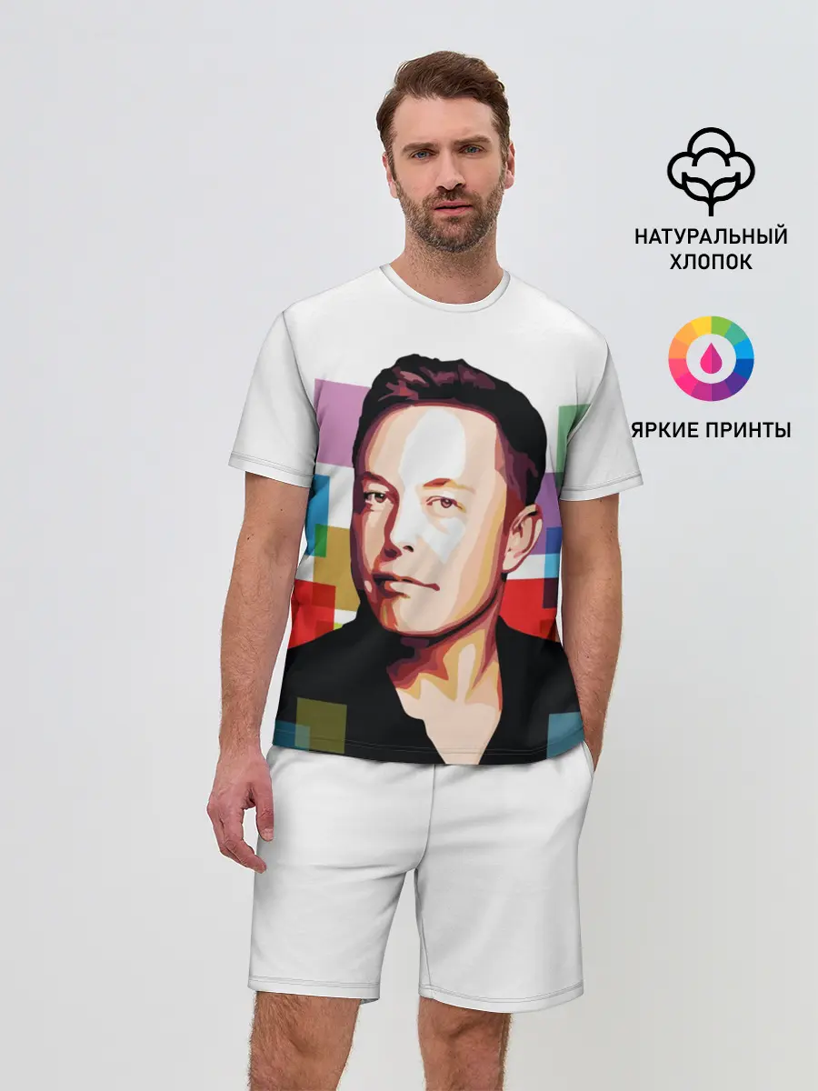 Мужской костюм с шортами / Илон Маск