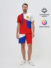 Мужской костюм с шортами / RUSSIA SPORT | РОССИЯ ТРИКОЛОР