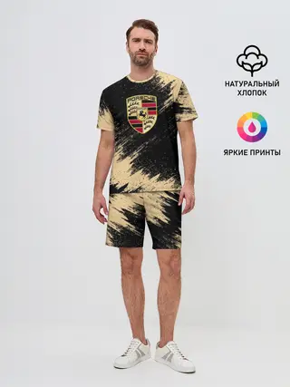 Мужской костюм с шортами / Porsche