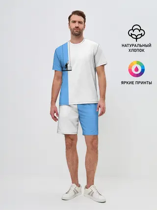 Мужской костюм с шортами / Маляр