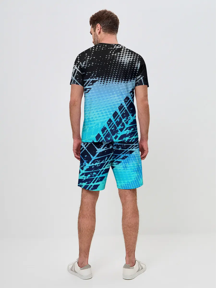 Мужской костюм с шортами / Mitsubishi sport auto motors