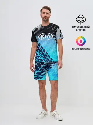 Мужской костюм с шортами / KIA sport auto motors