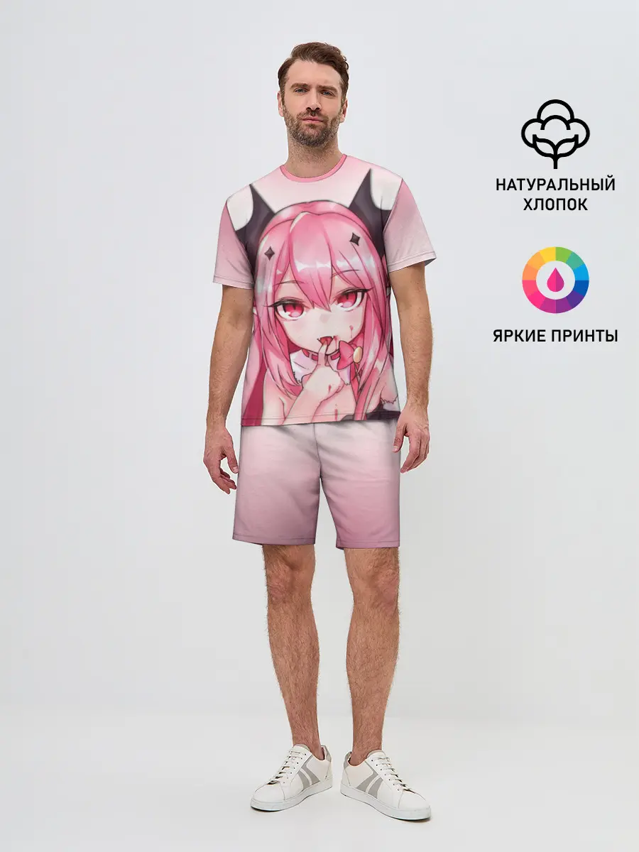 Мужской костюм с шортами / Вампир Ахегао