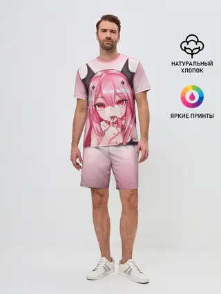 Мужской костюм с шортами / Вампир Ахегао