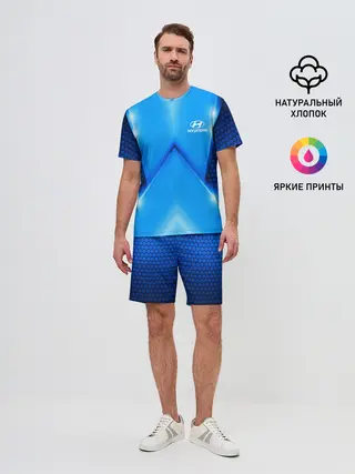 Мужской костюм с шортами / Hyundai car sport SKY