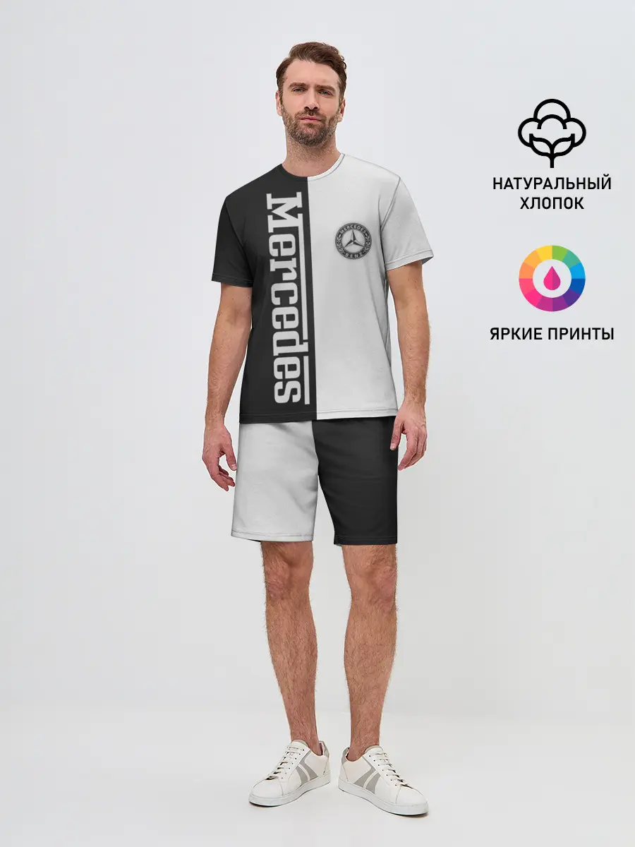 Мужской костюм с шортами / Mercedes W&B