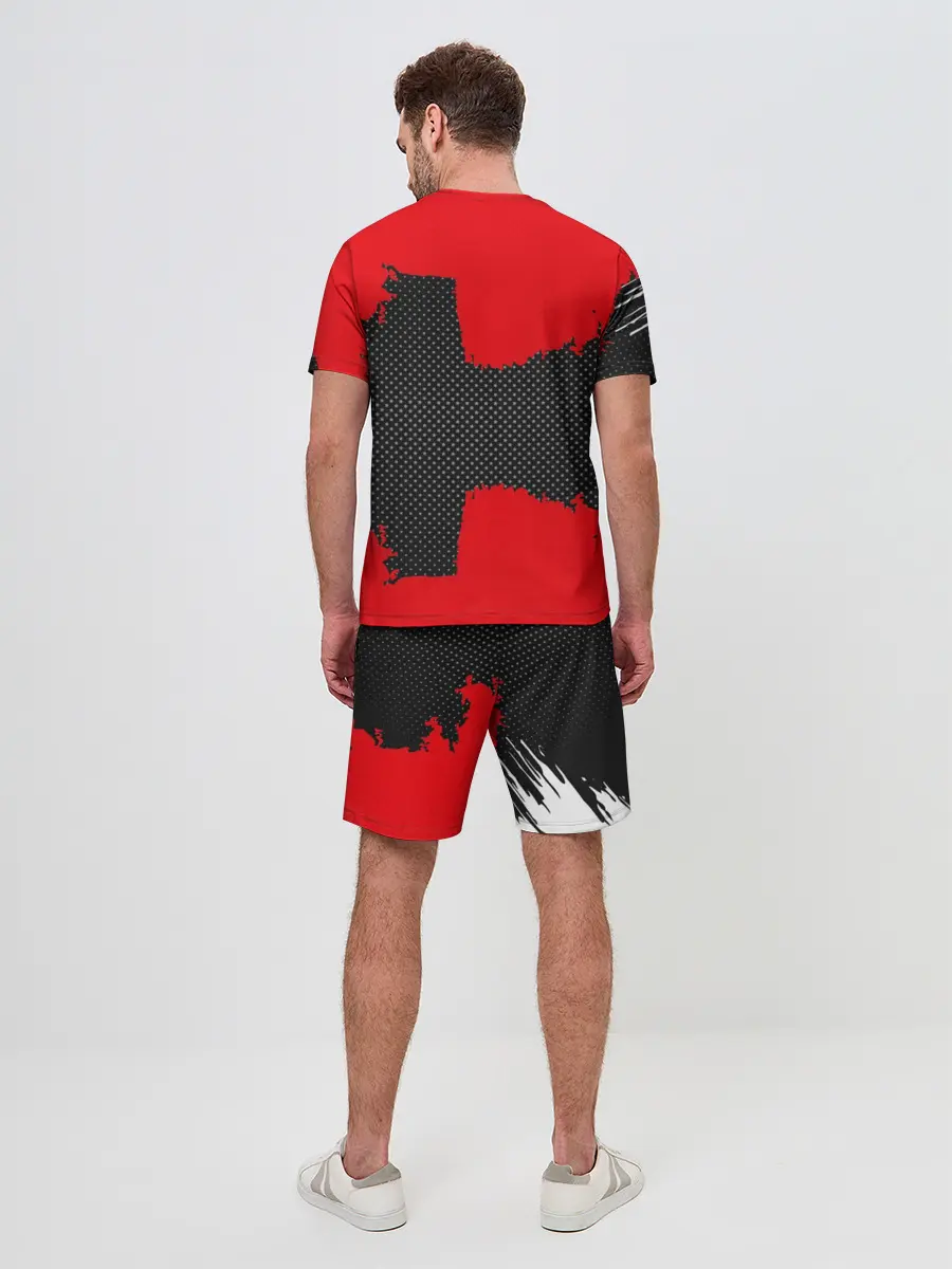 Мужской костюм с шортами / BARCELONA SPORT RED