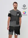 Мужской костюм с шортами / BARCELONA SPORT GRAY