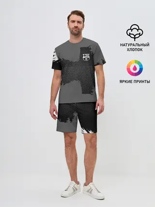 Мужской костюм с шортами / BARCELONA SPORT GRAY