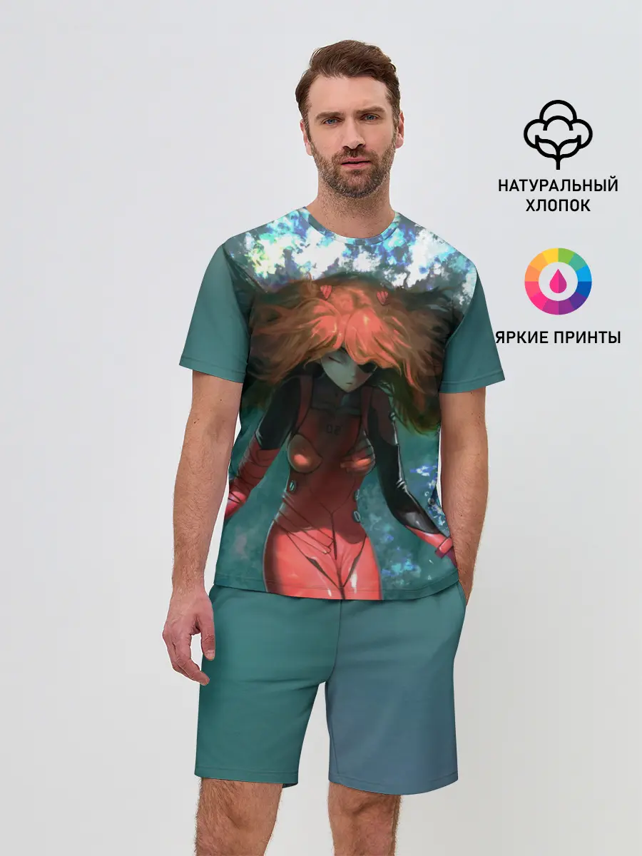 Мужской костюм с шортами / Rei Ayanami