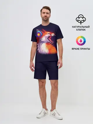 Мужской костюм с шортами / Лиса