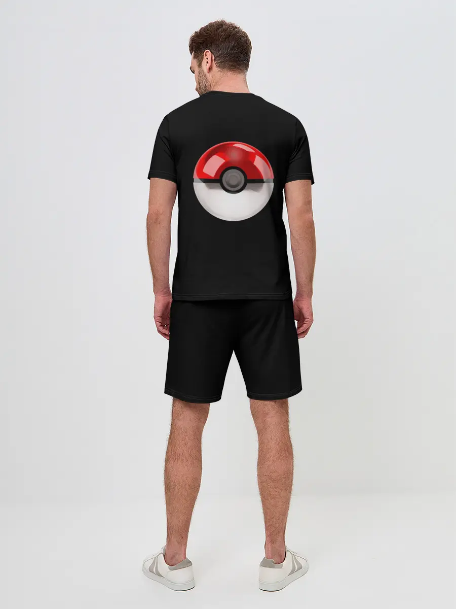 Мужской костюм с шортами / Покемон Пикачу