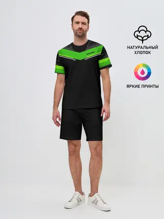 Мужской костюм с шортами / Kawasaki club