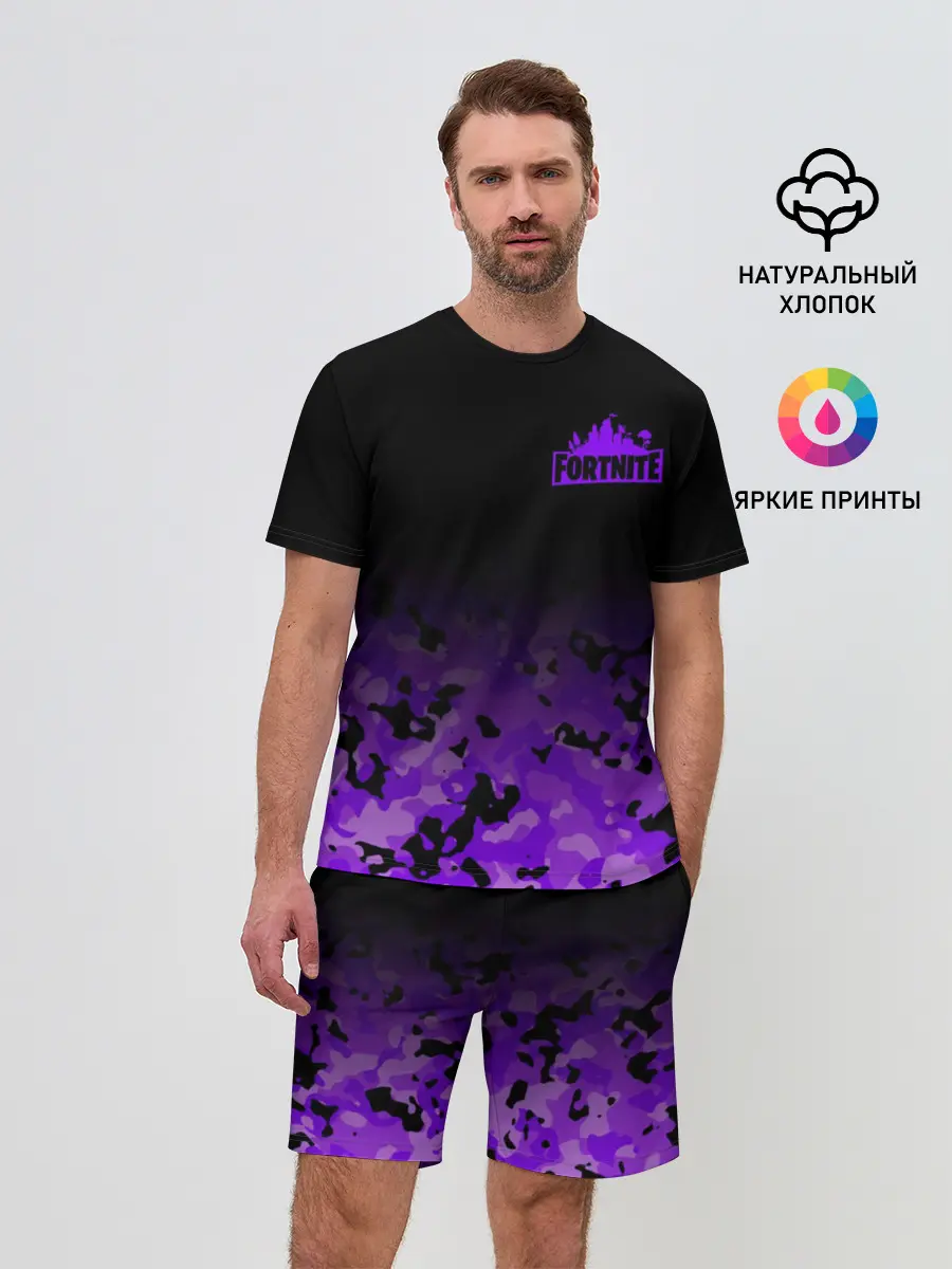 Мужской костюм с шортами / Fortnite
