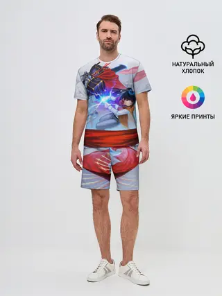 Мужской костюм с шортами / Narberal и Ainz Ooal Gown