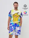 Мужской костюм с шортами / Пикачу