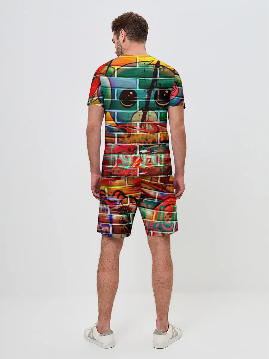 Мужской костюм с шортами / Милый Зверёк Граффити