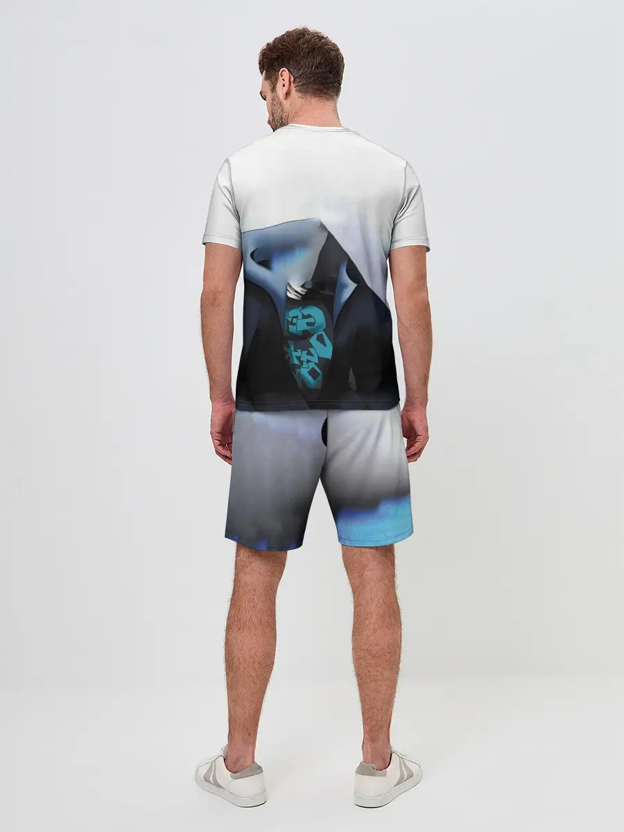 Мужской костюм с шортами / Скелет