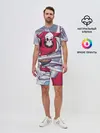 Мужской костюм с шортами / Скелет