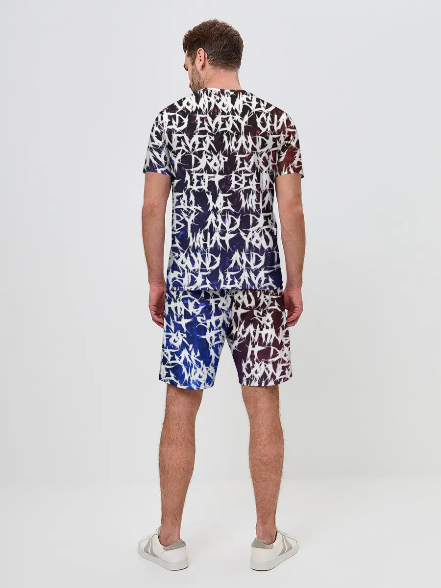 Мужской костюм с шортами / Art of words